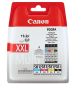 Canon CARTRIDGE CLI-581XXL C/M/Y/BK MultiPack pro PIXMA TS615x, TS625x, TS635x, TS815x, TS825x, TS8350 (600 str.)