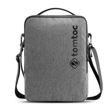 tomtoc Urban Shoulderbag – 14" MacBook Pro (2021), šedá