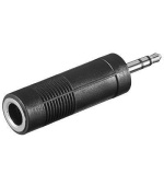 PremiumCord adaptér 3.5mm Stereo jack - 6,3mm Stereo jack (M/F)