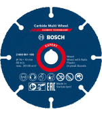 Bosch víceúčelový řezný kotouč EXPERT Carbide Multi Wheel 76 mm, 10 mm