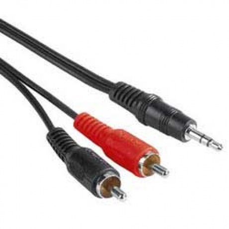 PremiumCord Kabel Jack 3.5mm-2xCINCH M/M 2m