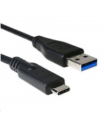 C-TECH kabel USB 2.0 AM na USB-C (AM/CM), 2m, černý