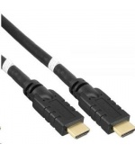 PremiumCord HDMI High Speed with Ether.4K@60Hz kabel se zesilovačem,20m, 3x stínění, M/M, zlacené konektory