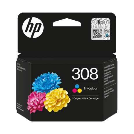 HP 308 ink. náplň tříbarevná, 7FP20UE