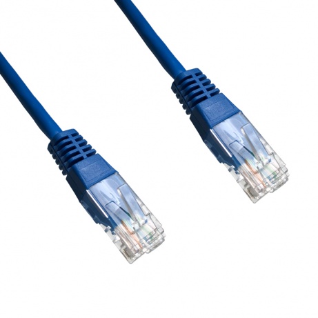 DATACOM patch cord UTP cat5e 5M modrý