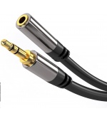 PREMIUMCORD prodlužovací kabel, Jack 3.5mm - Jack 3.5mm M/F 1,5m