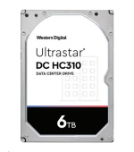 BAZAR VADNÉ - Western Digital Ultrastar® HDD 6TB (HUS726T6TALE6L4) DC HC310 3.5in 26.1MM 256MB 7200RPM SATA 512E SE