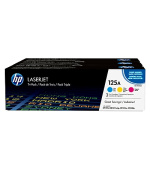 HP 125A CMY 3-pack LJ Toner Cart, CF373AM (1,400 / 1,400 / 1,400 pages)