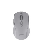 C-TECH myš Dual mode, bezdrátová, 1600DPI, 6 tlačítek, šedá, USB nano receiver