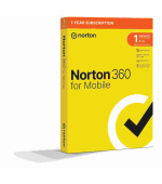 NORTON 360 MOBILE 1 uživatel pro 1 zařízení na 1 rok ESD