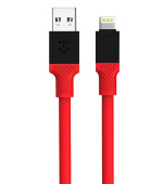 Tactical Fat Man Cable USB-A/Lightning 1m Red