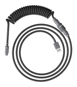 HyperX USB-C Coiled Cable Gray - Příslušenství ke klávesnici