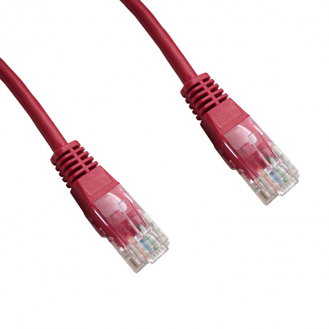 DATACOM patch cord UTP cat5e 3M červený