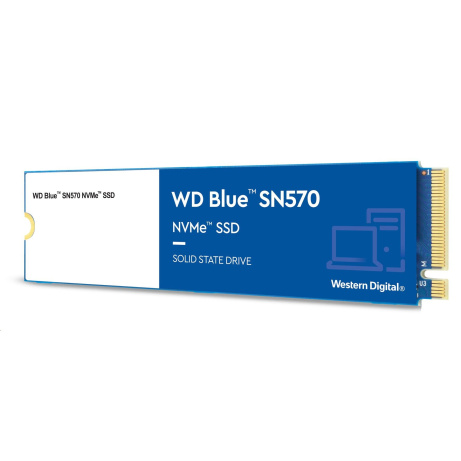 BAZAR - WD BLUE SSD NVMe 2TB PCIe SN 570, Gen3 8 Gb/s, (R:3500, W:3000MB/s)