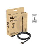 Club3D Kabel DisplayPort 2.1 na DisplayPort 2.1, VESA DP54, 4K240Hz/8K120Hz (M/M), 3m, černá