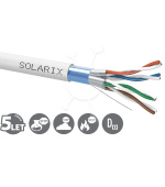 Instalační kabel Solarix CAT6A FFTP LSOH Dca-s2,d2,a1 500m/cívka SXKD-6A-FFTP-LSOH