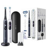 BAZAR - Oral-B iO8 Series Duo set zubních kartáčků, magnetický, displej, 6 režimů, tlakový senzor - pošk. obal