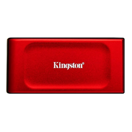 Kingston Externí SSD 1TB XS1000, USB 3.2, červená