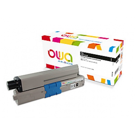 OWA Armor toner kompatibilní s OKI 44973536, 2200st, černá/black