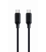 GEMBIRD Kabel USB PD (Power Delivery), 60W, Type-C na Type-C kabel (CM/CM), 1,5m, datový a napájecí, černá