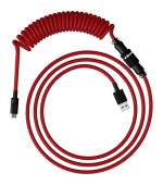 HyperX USB-C Coiled Cable Red-Black - Příslušenství ke klávesnici