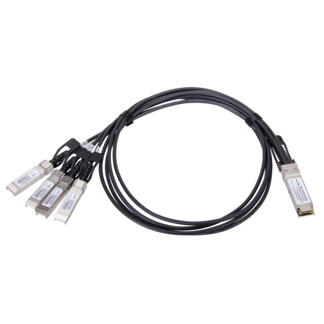 MaxLink 40G DAC kabel, QSFP+ na 4xSFP+, 1m