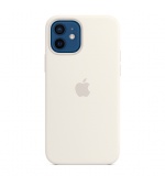 iPhone 12/12 Pro Silicone Case w MagSafe White/SK