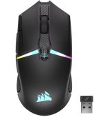 Corsair NIGHTSABRE/Herní/Optická/26 000 DPI/Drátová+bezdrátová/Černá