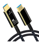 PremiumCord Ultra High Speed HDMI 2.1 optický fiber kabel 8K@60Hz,zlacené 15m