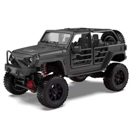 RC JEEP Rubicon 4x4 s osvětlením - černý