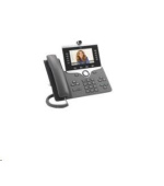 BAZAR - Cisco CP-8865-3PCC-K9=, VoIP telefon, 10line, 2xGbE, 5" displej, Wi-Fi, kamera, BT, 2xUSB, PoE - rozbaleno