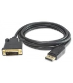 PremiumCord DisplayPort na DVI kabel 5m, stín. M/M