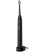 Philips Sonicare 4300 HX6800/44 sonický zubní kartáček, 1 režim, 2 intenzity, tlakový senzor, časovač, černá