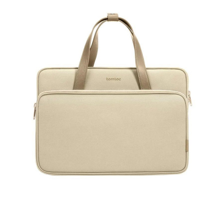 tomtoc Shoulder Bag - 14" a 13" MacBook Pro / Air, khaki