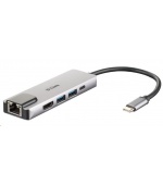 D-Link DUB-M520 5-in-1 USB-C Hub with HDMI/Ethernet and Power Delivery