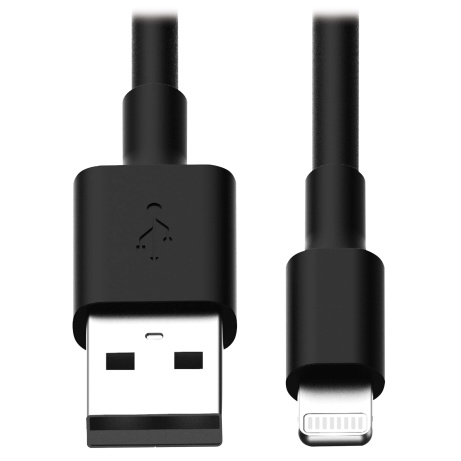 Tripplite Kabel USB-A 2.0/Lightning Synch/Nabíjení,MFi Certified,Samec/Samec,černá,0.3m,10ks