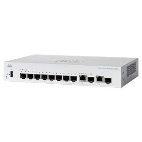 Cisco switch CBS350-8S-E-2G-EU (8xSFP, 2xGbE/SFP combo,fanless) - REFRESH