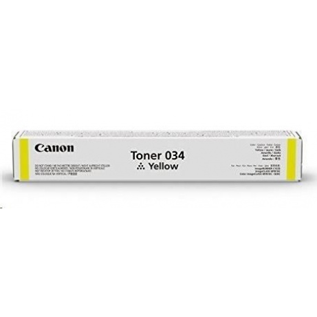 Canon TONER  034 žlutá pro iR-C1225 (7 300 str.)