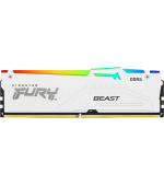 Kingston FURY Beast/DDR5/64GB/6000MHz/CL40/4x16GB/RGB/White