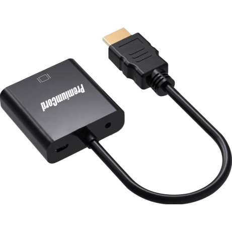 PremiumCord převodník HDMI -> VGA se zvukem