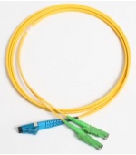 Patchcord FO duplex E2000/APC-LC 9/125um SM 5m, OS2