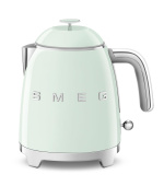 Smeg KLF05PGEU mini rychlovarná konvice, 0,8 l / 3 šálky, 1400 W, styl 50. let, pastelově zelená