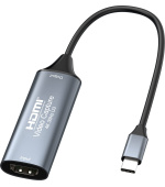 PremiumCord HDMI grabber pro video/audio signálu do počítače s konektorem USB 3.0 typ c