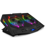 CONNECT IT NEO RGB chladicí podložka pod notebook, černá