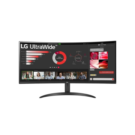 LG MT VA LCD LED 34" 34WR50QC - VA panel, 3440x1440, 300cd, 2xHDMI, DP, FreeSYNC, zakriven - AKCE !!!