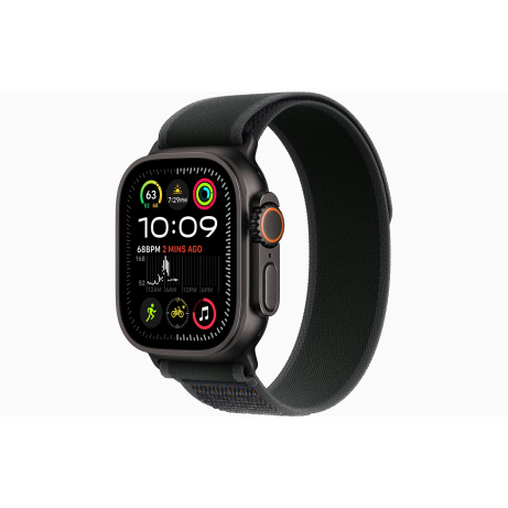 Apple Watch Ultra 2/49mm/Black/Sport Band/Black Trail/-M/L