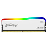 Kingston FURY Beast White/DDR4/16GB/3600MHz/CL17/1x16GB/RGB/White