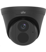 Uniview IPC3614LE-ADF28K-G-BLACK Venkovní IP kamera 4MPx turret, černá, až 30 sn/s, H.265, obj. 4,0 mm (83,7°), PoE,