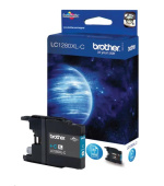 BROTHER INK LC-1280XLC, azurový inkoust pro MFC-J6910DW, 1 200 str.