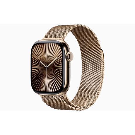 Apple Watch S10 Cell/46mm/Gold/Elegant Band/Gold/-S/M